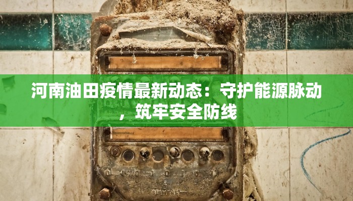 河南油田疫情最新动态：守护能源脉动，筑牢安全防线
